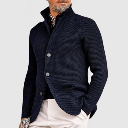 MARZIO™ | Cardigan di Classe con Bottoni per l’Uomo Elegante