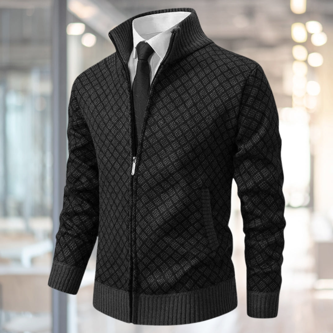 EMILIO™ | Cardigan raffinato da uomo con cerniera