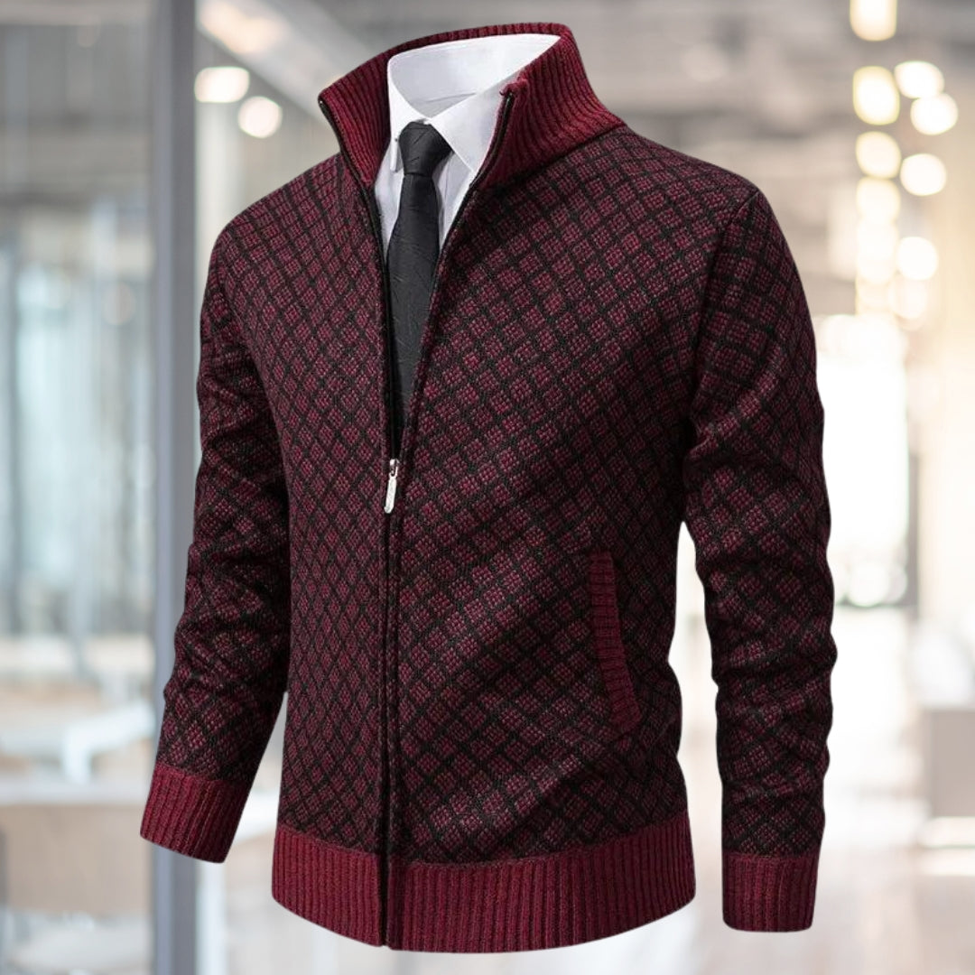 EMILIO™ | Cardigan raffinato da uomo con cerniera