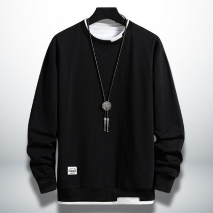 Fabian™ | Felpa minimal in tinta unita
