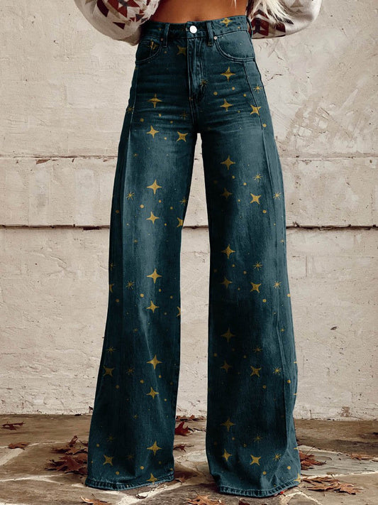 BOHEMIAN CHIC | Vintage Wide-Leg Trousers