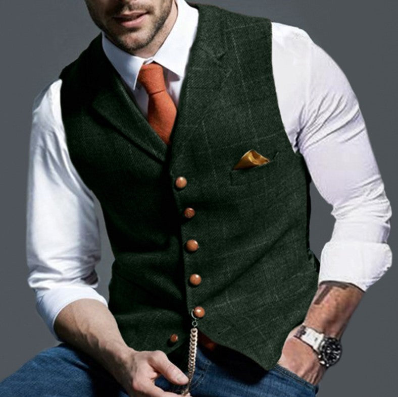 FENTON™ | Gilet elegante da Uomo con bottoni raffinati