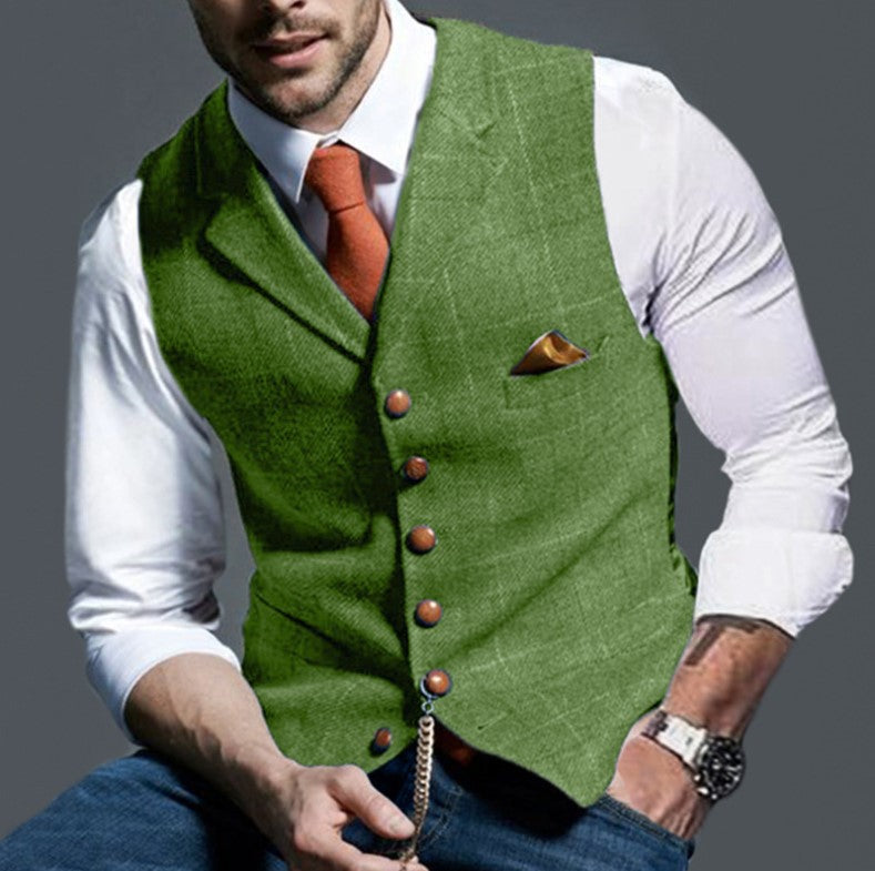 FENTON™ | Gilet elegante da Uomo con bottoni raffinati