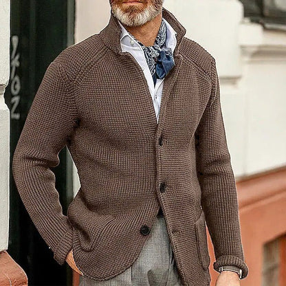 MARZIO™ | Cardigan di Classe con Bottoni per l’Uomo Elegante