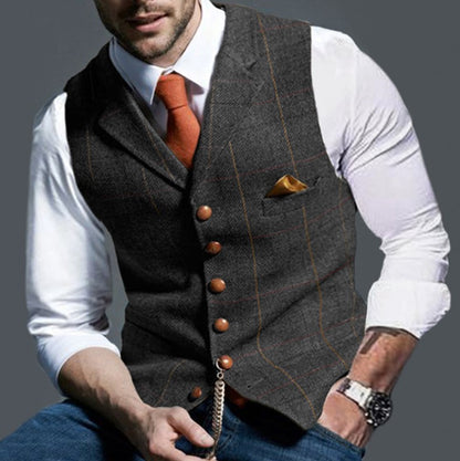 FENTON™ | Gilet elegante da Uomo con bottoni raffinati