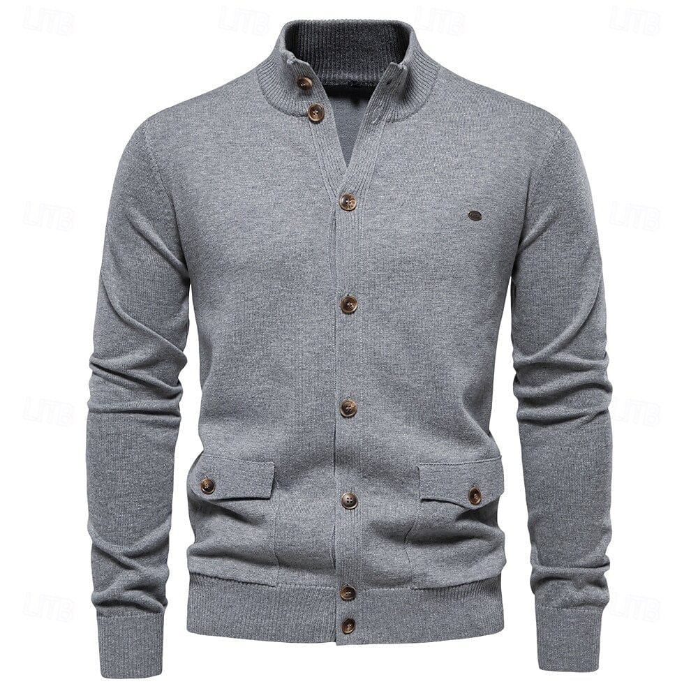 JAMES™ | Maglione elegante da Uomo con bottoni raffinati