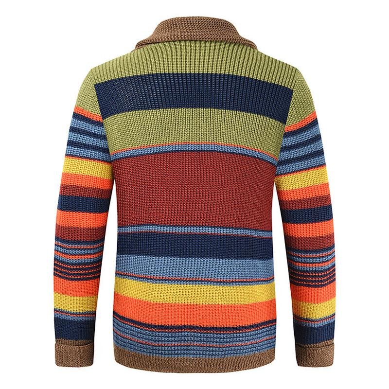 MASON™ | Cardigan artigianale da Uomo colorato per l'Inverno