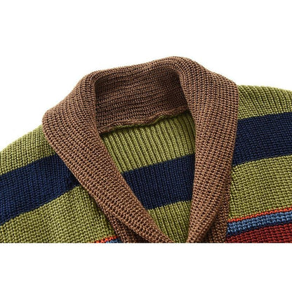 MASON™ | Cardigan artigianale da Uomo colorato per l'Inverno