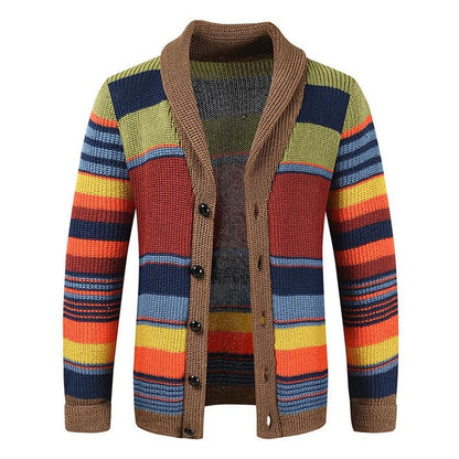 MASON™ | Cardigan artigianale da Uomo colorato per l'Inverno