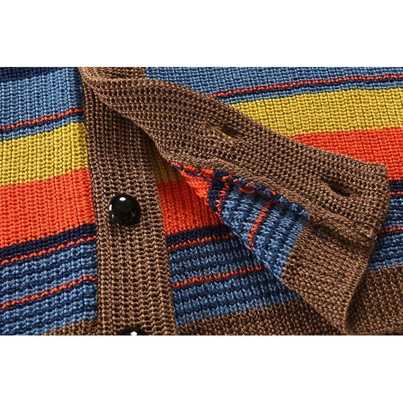 MASON™ | Cardigan artigianale da Uomo colorato per l'Inverno