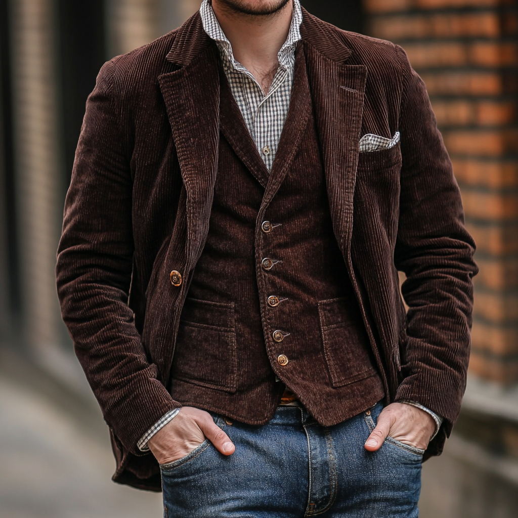 Patricio™ | blazer completo classico + gilet