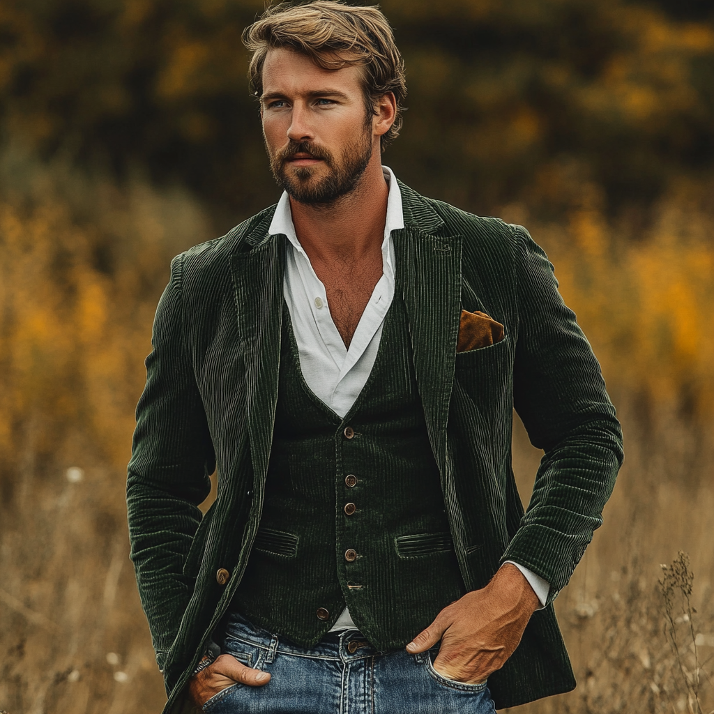 Patricio™ | blazer completo classico + gilet