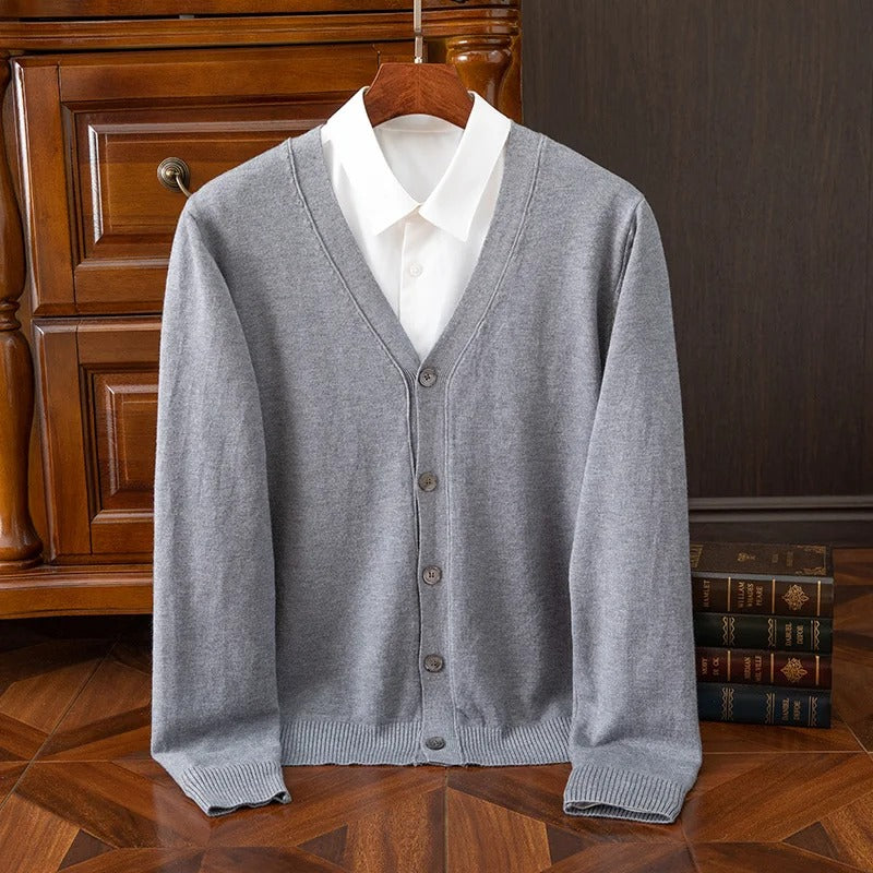 ARRIGO™ | Cardigan elegante da uomo con bottoni raffinati