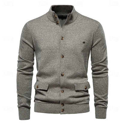 JAMES™ | Maglione elegante da Uomo con bottoni raffinati